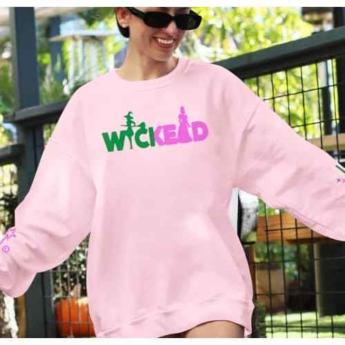 ASTANFY Musical Movie Sweatshirt for Women Witch And Princess Sweatshirts Witches Musical Movie Fans Gift Long Sleeve Tops