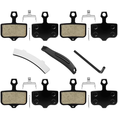 Bike Brake Pads Set with Installation Tools for MTB and Hydraulic Disc Brakes