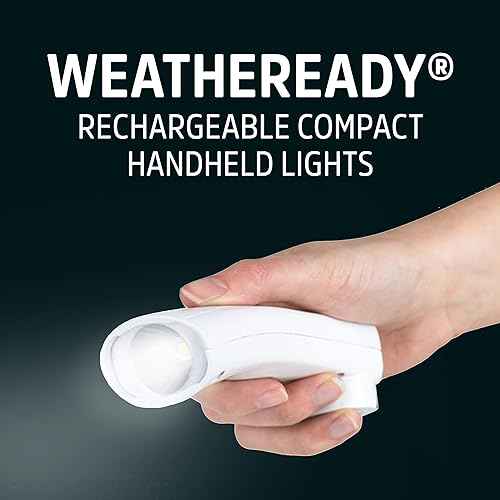 Energizer Auto-On LED Flashlights Rechargeable (6-Pack) for Home Power Failure, Plug in LED Flashlight for Power Outage, Night Light, Hurricane Preparedness