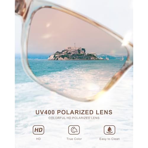 Polarized Running Sunglasses for Women Mens Sun Glasses for Cycling Fishing Driving Golf UV Protection