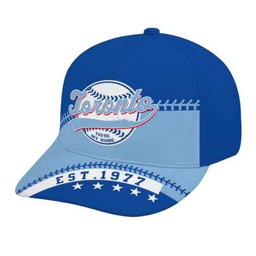 Baseball City Style Adjustable Hat Unisex Adult Game Day Team Color Snapback Cap Sports Fan Gift for Men Women