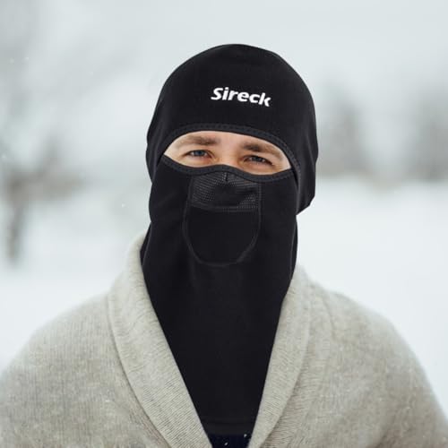 Cold Weather Balaclava Ski Mask for Men Women Windproof Fleece Winter Gear