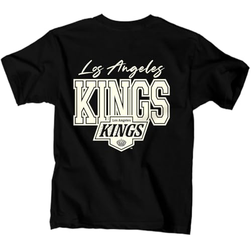 Youth NHL Officially Licensed Kids T-Shirt Los Angeles Kings Small Black