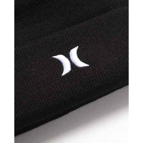 Hurley Men's Winter Hat - Icon Knit Cuffed Beanie for Men - Skull Caps for Men