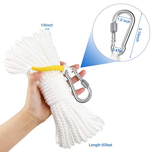 Floating Life Ring Rope – 15m White Pool & Water Safety Rope