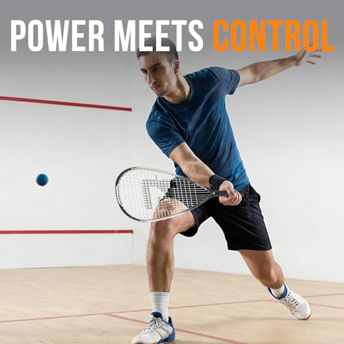 Racquetball Racket with Cover - Lightweight, Control & Power for Beginners