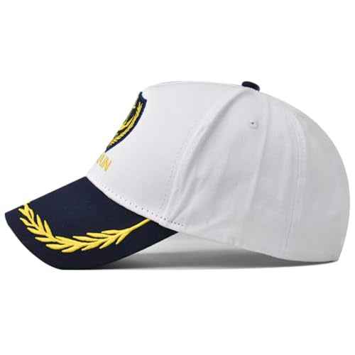 Anchor Embroidered Captain Hat Skipper Boating Baseball Caps Adjustable Nautical Yacht Navy Marine Sailor Trucker Hat