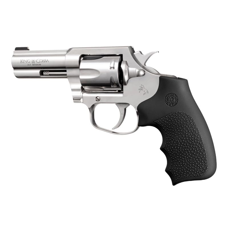 Hogue OverMolded Rubber Monogrip for Colt Detective Special & Diamondback - Black, One Size