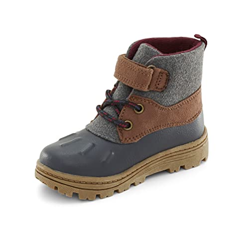 Carter's Unisex Toddler Boots - Navy, Easy Hook-and-Loop Closure