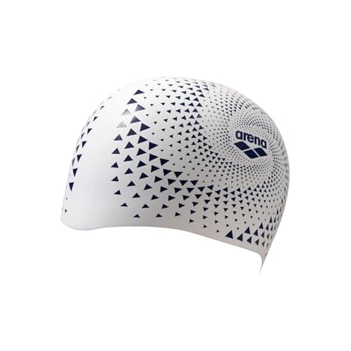 Arena Unisex Adult Reversible Swim Cap Men and Women 2-in-1 Durable Silicone Bathing Cap Waterproof Comfortable Fit, One Size