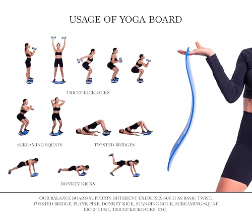 Balance Board for Yoga Fitness & Workout - Stability & Twist Training