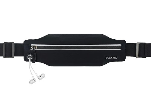 Slim Running Belt Fanny Pack for Men Women, Running Phone Holder Runners Pouch Waist Pack for Workout, Money Belt, Running Gear Accessories [Fits ALL Phones]