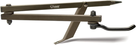 HME Easy-to-Attach Secure Tree Stand Pro Series Super Bow Hanger w/Usual and Dual-Prong Accessory Hooks, Super-Strong Machined Mounting Screw