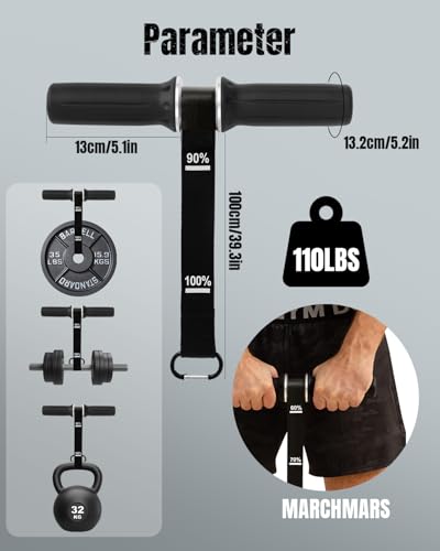 Forearm Strengthener Wrist Roller with Thick Silicone Handle for Grip Training