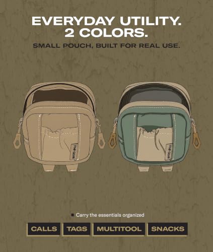 FHF Gear E3 Pouch Multipurpose MOLLE Accessory Bag - Ranger Green