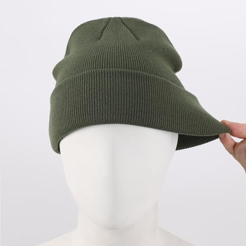 Home Prefer Mens Beanies Cuffed Knitted Winter Hat Watch Skull Cap Warm Beanie Hat for Men Women Unisex Gifts
