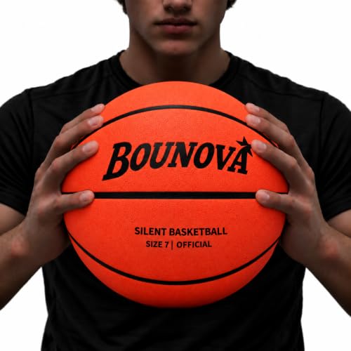 Silent Size 7 Basketball - 29.5 Inch Indoor Practice Ball with Rebound & Grip