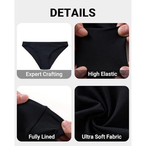 Tempt Me Women Low Rise Bikini Bottoms - Moderate Coverage Bathing Suit Bottoms Low Waisted Swimsuit Bottoms Brief 2025