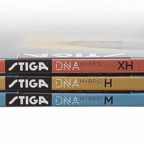 Stiga DNA Hybrid Table Tennis Rubber | Professional Table Tennis Sheet for Maximum Control & Powerful Spins - Full Stroke Control - Made in Germany