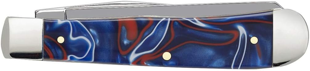 Case WR XX Pocket Knife Patriot Kirinite Trapper Item #11200 - (10254 SS) - Length Closed: 4 1/8 Inches