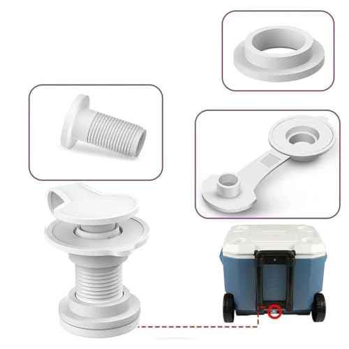 2Set Cooler Drain Plug Kit 1.5 Inch Shaft Replacement for Xtreme