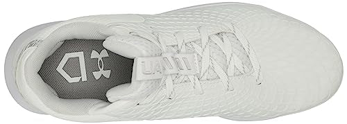 Girls' Under Armour Glyde 2.0 TPU Jr Sneakers - 3 Little Kid White/White/Metallic Silver