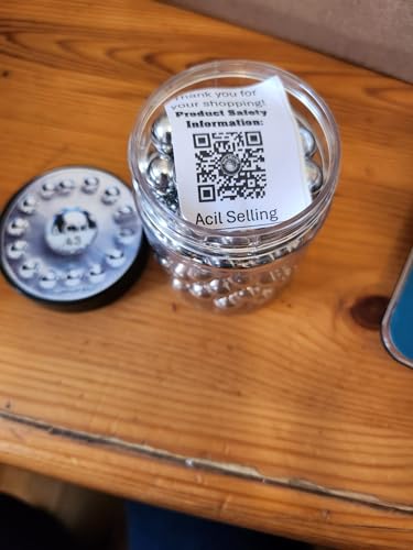 Aluminum Balls in 68 Caliber Solid Resuable Seamless Paintballs for High Impact, Training, Target Practice and Defense .68 Cal. (20 pcs)