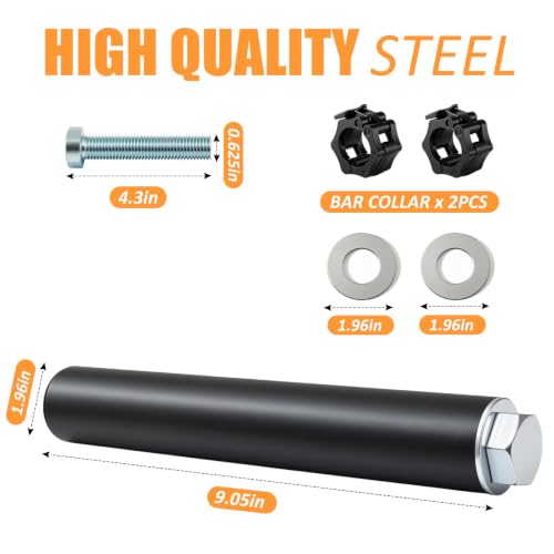 CAELUM Weight Plate Holder Rack for Power Cages 2x2, 2x3, 3x3 with 5/8" Holes - 2 Pieces