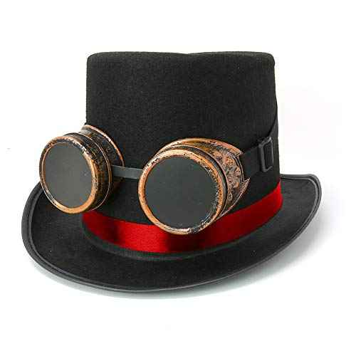 Skeleteen Steampunk Goggles Costume Accessories - Cyber Victorian Welding Glasses - 1 Piece