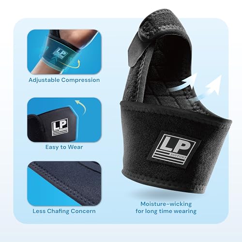 Adjustable Thumb & Wrist Support Brace - Stabilizer for Pain Relief, One Size - LP 563CA