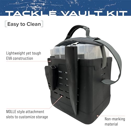 FROGG TOGGS EVA Tackle Vault, Lightweight, Customizable Fishing Tackle Bag