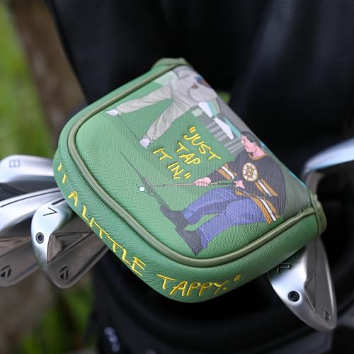 Golf Putter Cover Mallet & Blade Magnetic Protectors - Just Tap It In