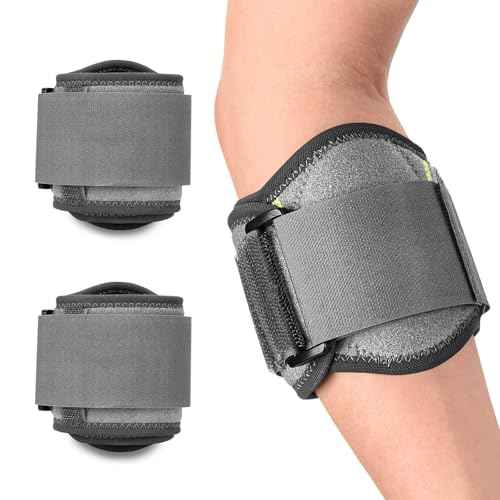 Elbow Brace 2 Pack Tennis & Golfer¡¯s Elbow Compression Sleeve for Men Women Adjustable Elbow Support Elbow Tendonitis brace for Arthritis, Bursitis, Sprains, and Strains