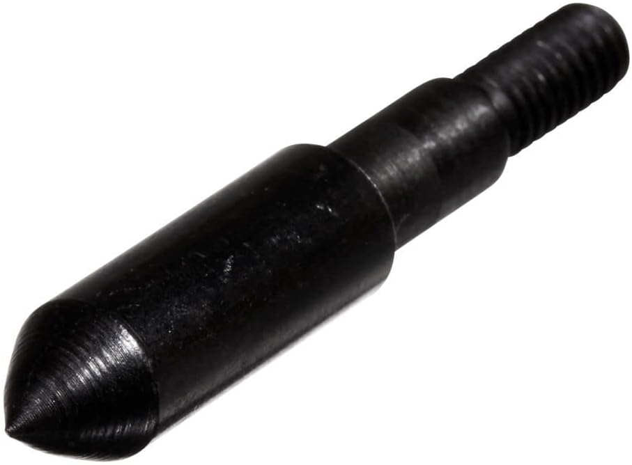 Allen Company Archery Bullet Points - Soft Arrow Tips for Target Practice - Screw-On Design - Reduces Wear and Tear on Targets - Multiple Sizes/Grain - 12-Pack - Black