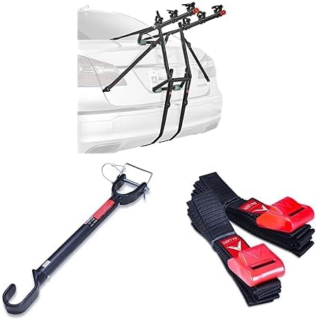Allen Sports Deluxe 2-Bike Trunk Mount Rack, Model 102DN-R, Black