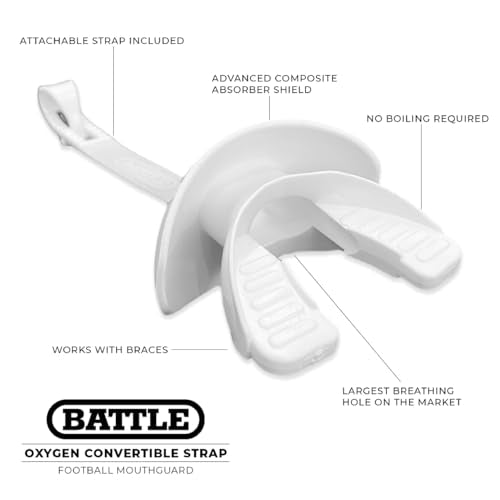 Football Mouthguard with Airflow Channels for Maximum Protection & Breathability - Rose - Braces Friendly