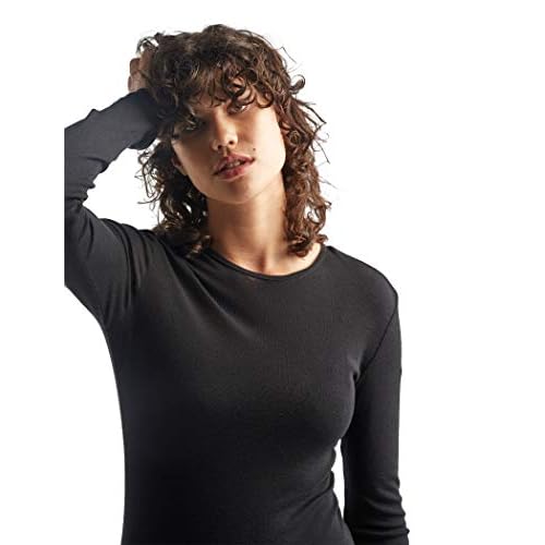 Icebreaker Merino Women's 175 Everyday Cold Weather Base Layer Thermal Long Sleeve Crewneck T-Shirt