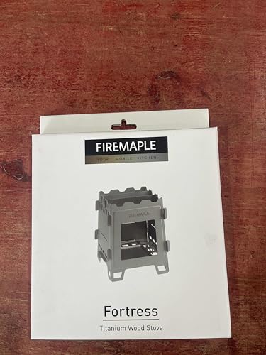 Fire-Maple Fortress Titanium Wood Stove - Ultra-Lightweight, Compact & Multi-Use Stove for Camping, Hiking & Backpacking
