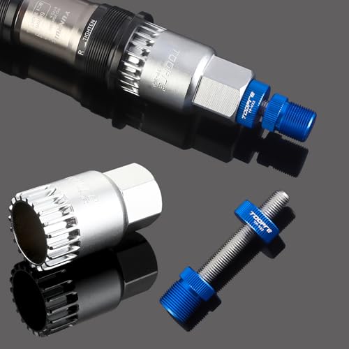 Bike Bottom Bracket Removal Tool Kit with 20-Tooth Spline & Anti-Drop Rod