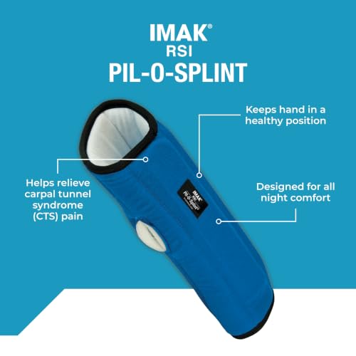 Wrist Brace for Carpal Tunnel Support - RSI Nighttime Splint with Removable Splint