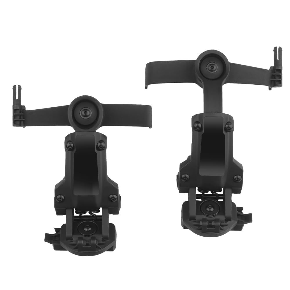 Tactical Helmet Rail Headset Adapter,Multi-Angle Rotation Headphone Bracket Kit Compatible with OPS Core ARC/Team Wendy