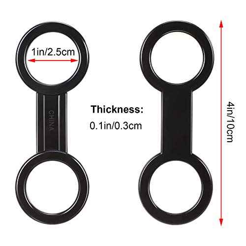 Weewooday Scuba Diving Snorkel Keeper Silicone Snorkel Clip for Mask Strap Keeper Lock Kit, Dive Mask Strap Tube Holder Retainer Universal Plastic Attachment Replacement Gear Accessories