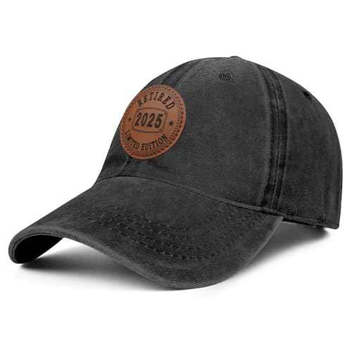 Retirement Gifts for Men Women, Best Personalized Funny Retired Ideas Gifts Hat Embroidered Baseball Cap