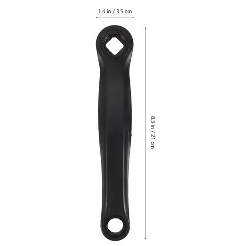 BIUDECO Bike Crank Left Arm Mountain Bike Pedal Handle Bike Crank Leg Pedal Crank Mongoose Bike Parts Step Stools for Adults 170mm Crank Arm Bikes Bike Crank Tool Square Mechanic