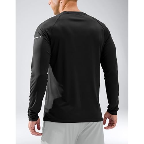 Men's Sun Protection Long Sleeve Shirts UPF 50+ Rash Guard for Men SPF UV Fishing Hiking Running Workout Athletic Shirt