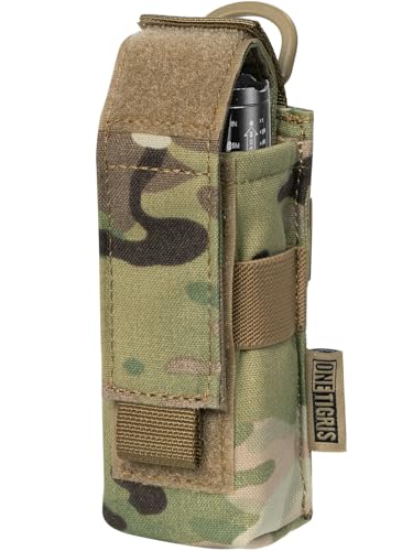 OneTigris Camocolor Tactical Flashlight Holster Molle Nylon Belt Holder
