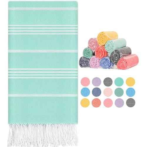Turkish Beach Towels Adult Pool Swim Bathroom Towel Oversized Sand Free Quick Dry Lightweight Extra Large Cloud Summer Vacation Essentials Clearance Must Haves Ship Cruise Accessories 2025