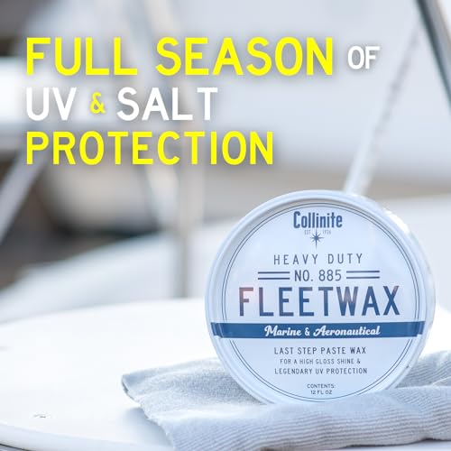 Marine & RV Heavy Duty Carnauba Wax Sealant - Long-Lasting Fiberglass Protection