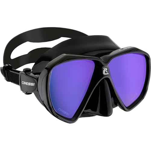 Cressi Perfect View Scuba Diving, Snorkeling Mask in Pure Comfortable Silicone - Liberty Duo: Designed in Italy