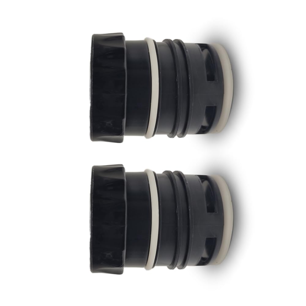 ALMAOS Thermo Bottle Stopper Replacement Part for Stanley. Yerba Mate Drinking - Thermo to Yerba Mate Termo Pico Mate/Pico cebador Stopper with High Precision Flow (Black V2, Set of 2)